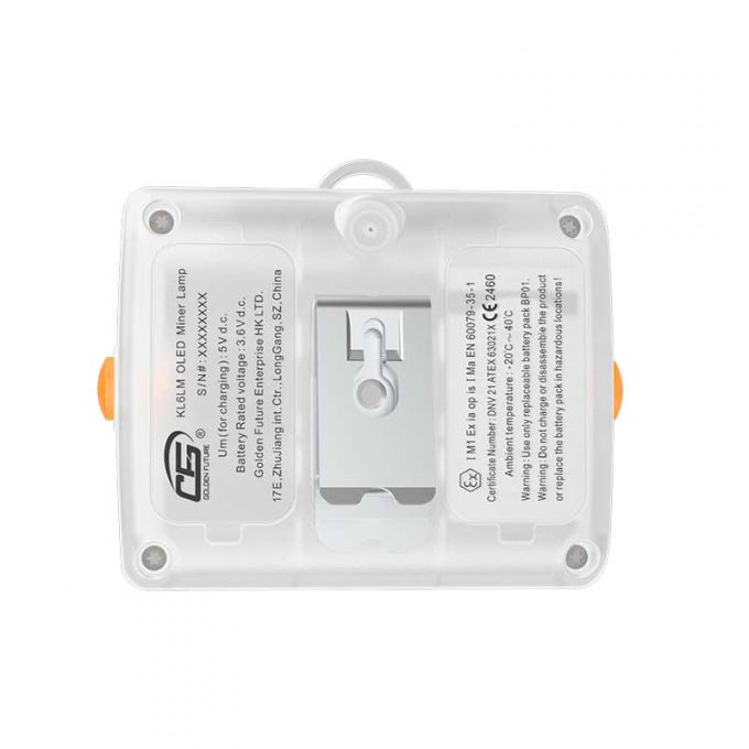KL6LM ATEX 인증 15000Lux 광산 전등 IP67 방수, 재충전 가능 및 무선 2