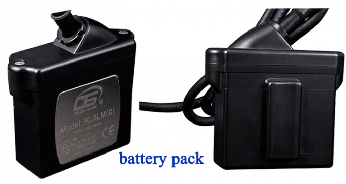 슈퍼 밝은 KL5LMC LED 광부 램프 재충전 가능 IP68 방수 가동 가능 지하 광산 2