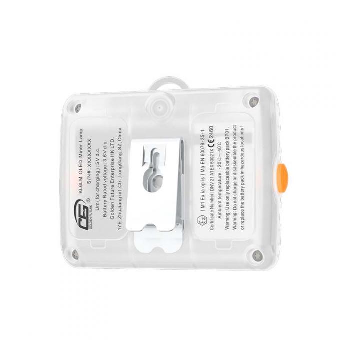 KL6LM 방폭 광산 헤드램프 ATEX 승인 15000 Lux LED 무선 디자인 3