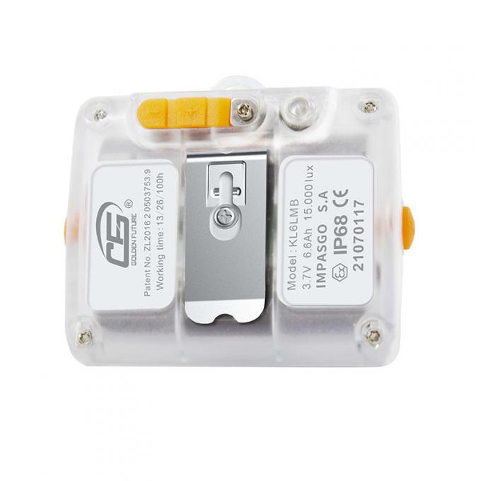 KL6LMB 무선 광산 램프 20000 Lux LED 캡 램프 IP67 방수 8-12시간 작동 시간 지하 광산용 0