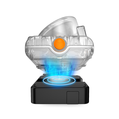 KL6LM 디지털 LED 광산 전등 광업자의 손전등 재충전 가능한 광산 무선 캡 램프