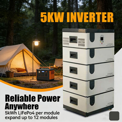 51.2V 15KWH SPS002 스플릿 스택블 라이프포4 5KW 태양광 인버터 가정용 백업 네트워크 밖 사용