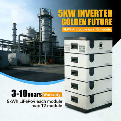 20KWH Stackable Lithium Battery 51.2V 400Ah SPS002 Full Safety Protection Solar Inverter for Off-Grid Household Backup