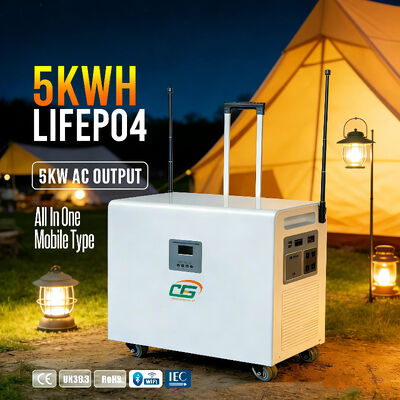 BH-5KWH 올인원 휴대용 파워 스테이션 가정용 에너지 저장 배터리 팩 51.2v 5Kw Lifepo4 러기지 스타일
