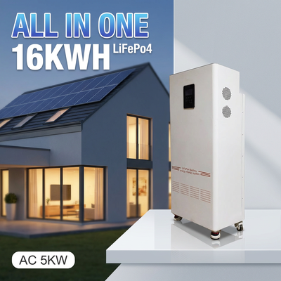 NK005A 51.2v 48v All in One 5Kw Inverter and 15Kwh16 Kwh LifePo4 Battery Solar Power Home Energy Storage System