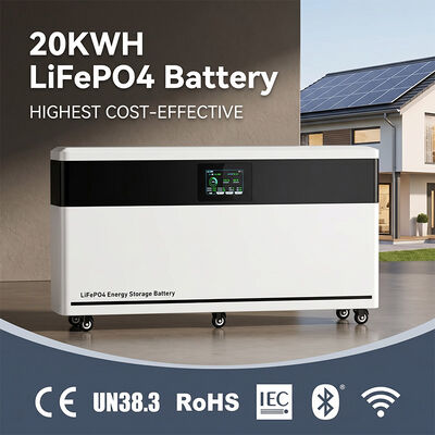 BYD 블레이드 LiFePO4 셀 및 8000회 이상의 사이클을 갖춘 모듈형 배터리 뱅크 51.2V 200A (가정용 에너지 저장)