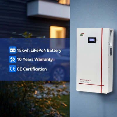 BG03 51.2V 100A 200Ah 10kWh Wall-Mounted LiFePO4 Battery Pack with BMS Home Energy Storage System